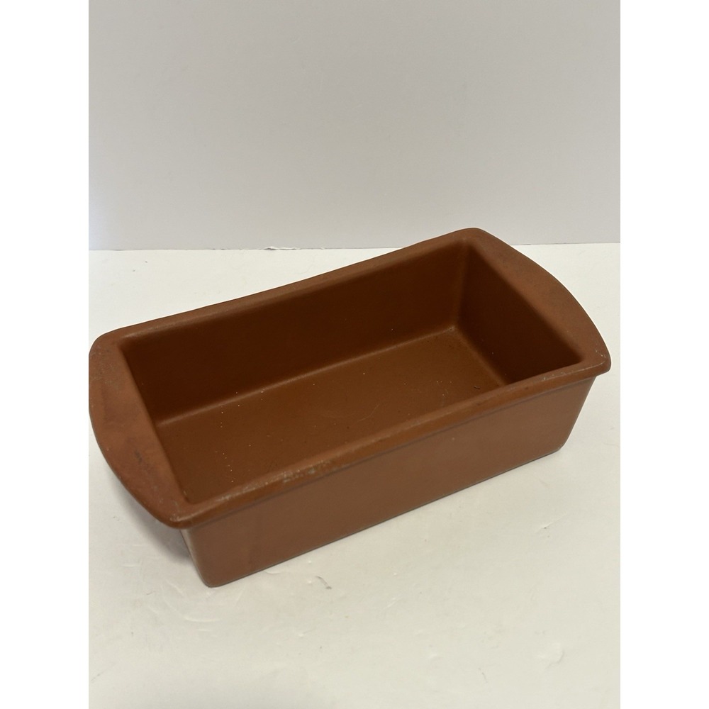 Vintage COPCO 401 Red Terra Cotta Bread Loaf Pan Baker AU7 Clay USA